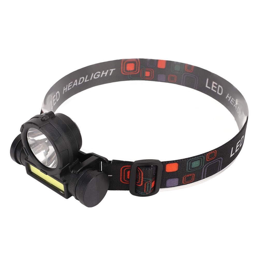 Outdoor Headlamp IPX4 Waterproof Super Bright USB Charging COB Head Flashlight for Running Cycling