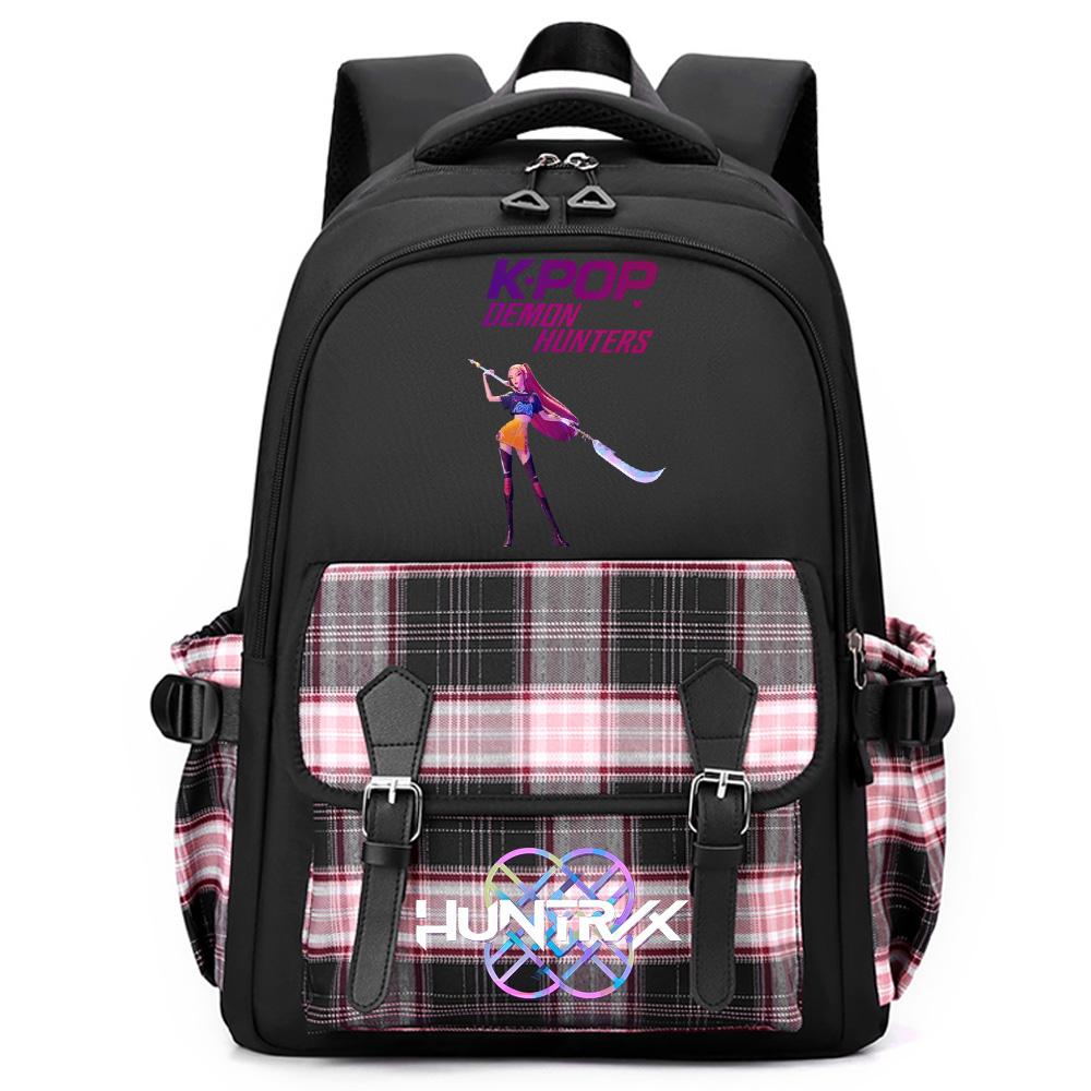 Anime Cute Cartoon K-Pop Printed Large Capacity Backpack for Teenger Student Girl Boy Schoolbag Bookbag Women Waterproof Travel Bag Mochila Kid Gift