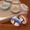 Starry Colors Diamond-Inlaid Multi-Layer Elastic Bracelet – Fashionable & Luxurious Hand Jewelry