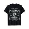 Vintage 50th Birthday Decorations Men Funny 50 Birthday TShirt