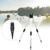 Support Trépied Mini Canne à Pêche Télescopique en Alliage d'Aluminium Pliable Ultra-court Support Support d'Accessoire pour Canne à Pêche en Mer