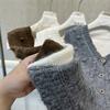 DIMANAF 2025 Autumn Women Sleeveless Vest Sweaters Knitting Buttons Oversize Casual Style Loose Sweater
