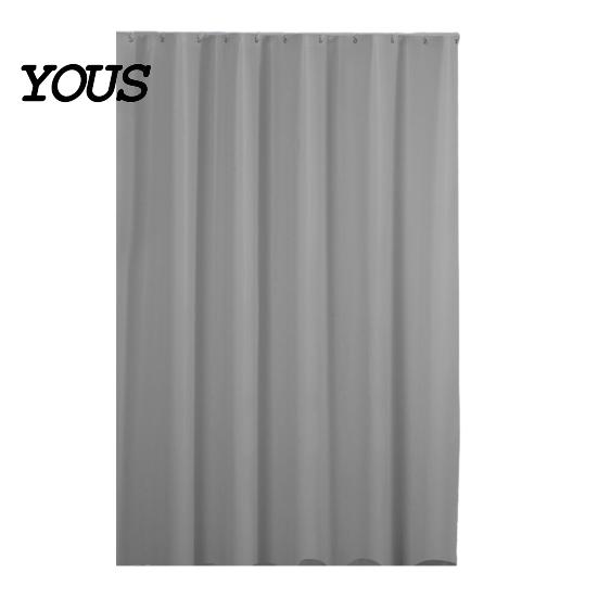 Mold Resistant Shower Curtain Plastic Liner, Modern Solid Color Bathroom Curtain, Waterproof Easy Clean with Metal Grommets for Decor Humidity