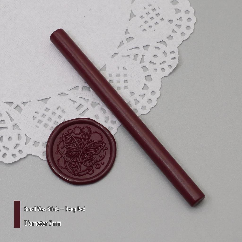Bețișoare de Ceară de Sigiliu Mat Perlat, 125 Culori, 10x0.7cm, Compatibile cu Pistoale de Ceară, Culori Mixabile