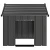 Vidaxl Dog House Buda With Roof, 85X107X81 Cm, Galvanized Steel