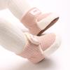 Unisex Infant Anti-Drop Cotton Shoes & Socks: Non-Slip, Velvet-Lined, Soft-Sole Pre-Walker for Winter (0-1 Year)