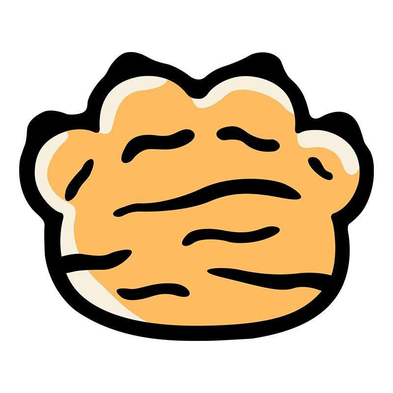 Cartoon Tiger Diatom Mud Cushioned Floor Mat Bathroom Door Moisture-wicking Door Mat Home Non-slip Foot Mat Entry Carpet