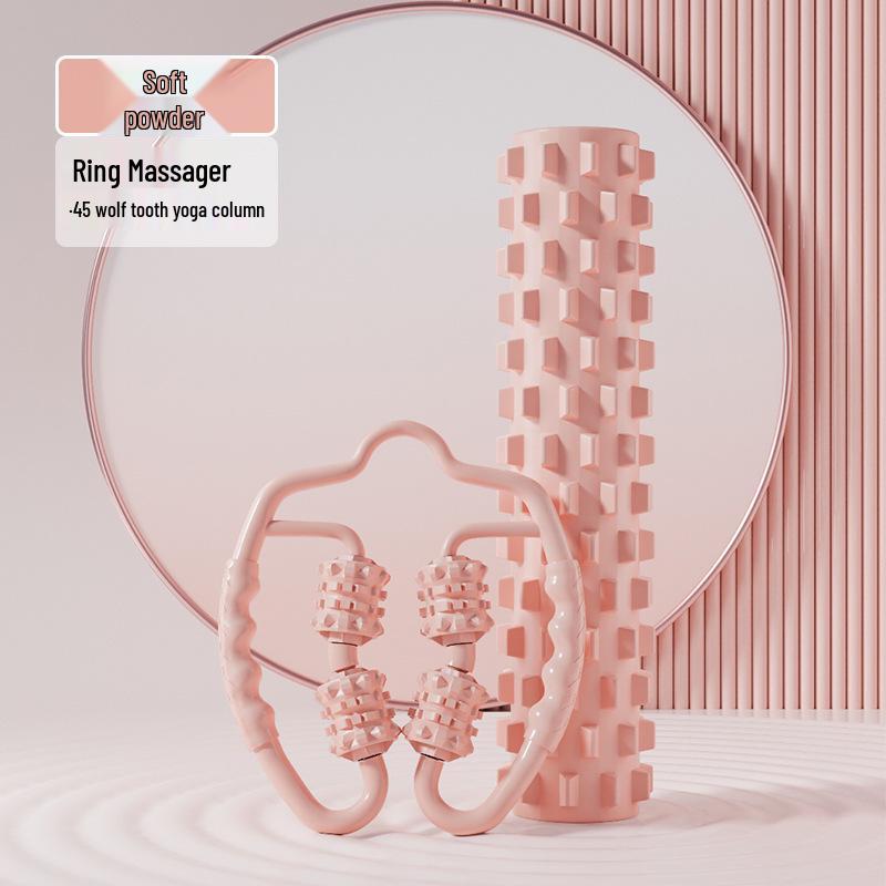 SanFan Yoga Foam Roller Set: Muscle Relaxation, Slim Calves, Wolf Tooth & Fascia Ball Massage Rollers.