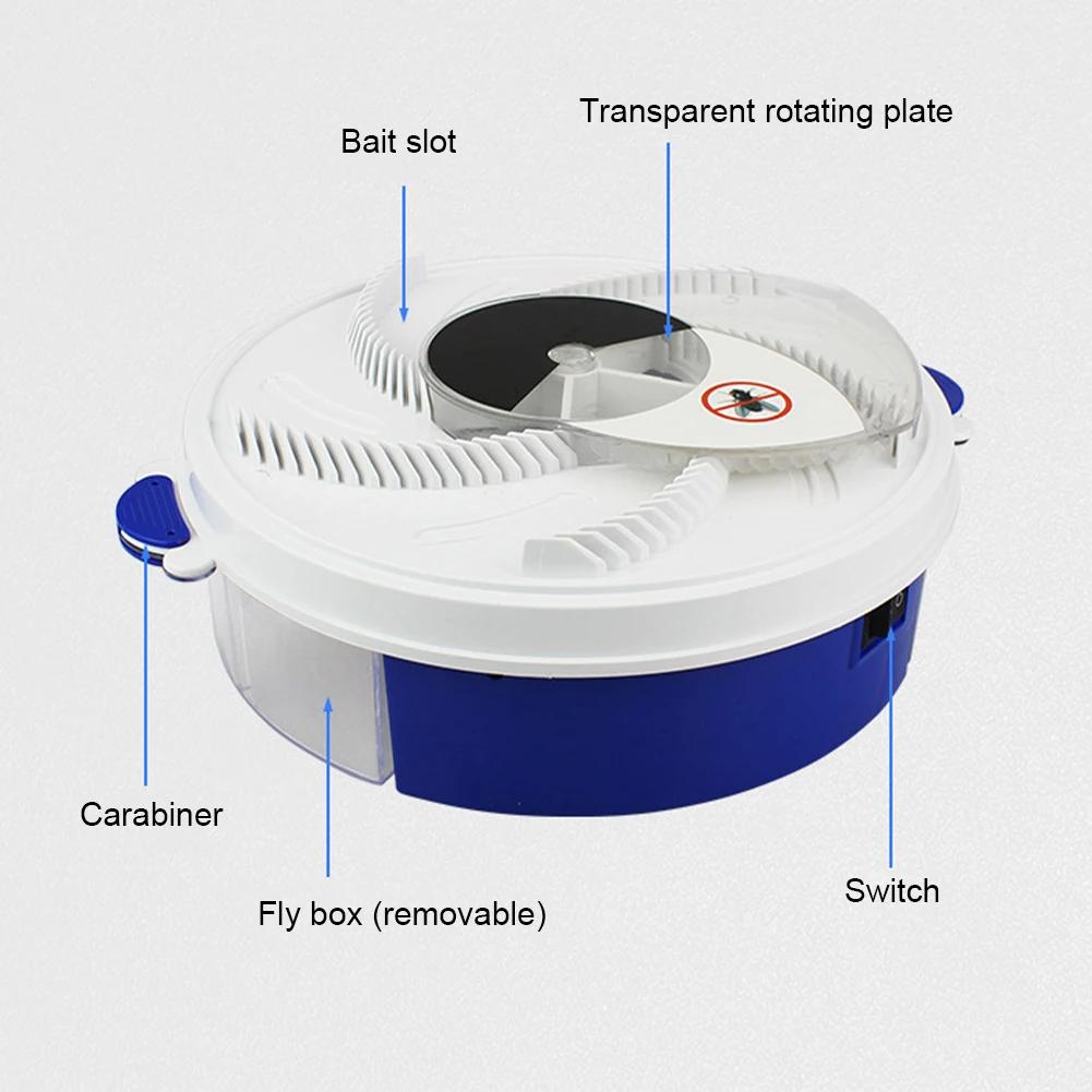 Indoor Outdoor Fly Trap Electric Pest Killer Automatic Flycatcher Insect Pest Catcher USB Pest Reject Control Repeller With Bait