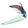 Motorradhelm Zubehör Modifizierter Heckhelm Spoiler Hinterer Flügel Lufteinlass Aerodynamik Racing für R50S R50S Pro Befestigung