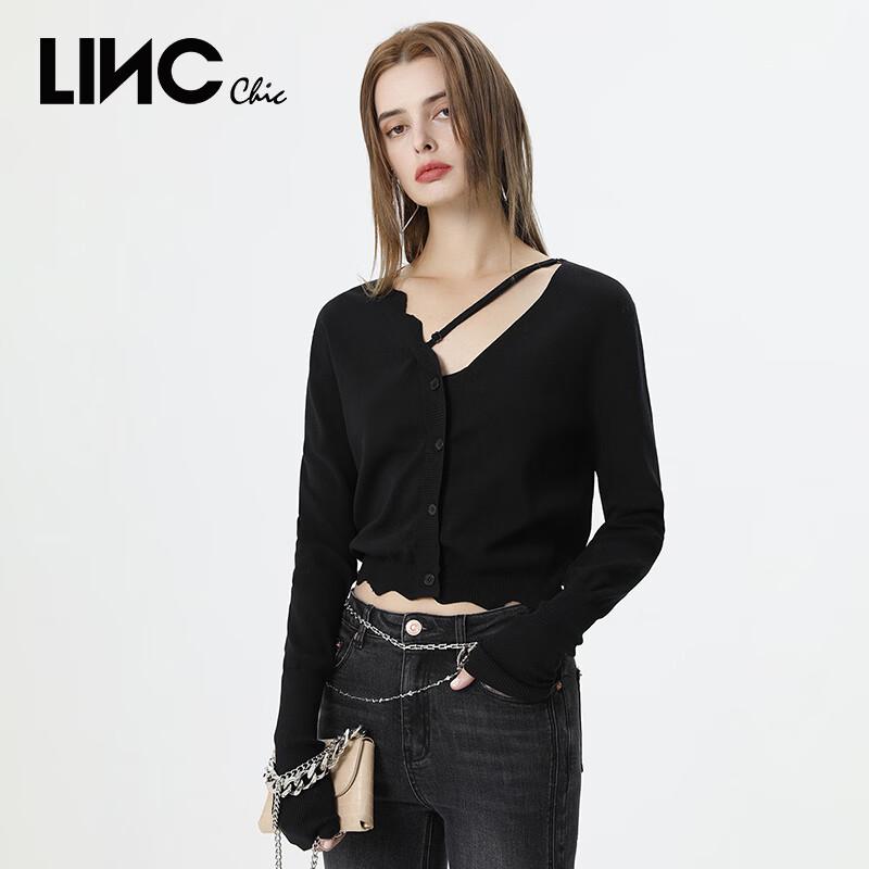 JINYUJIE Women s V-Neck Long Sleeve Knit Cardigan M
