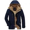 Herren Premium Qualität Warme Jacke Militärparka Pelzgefüttert Langer Mantel Mit Kapuze Wintermantel