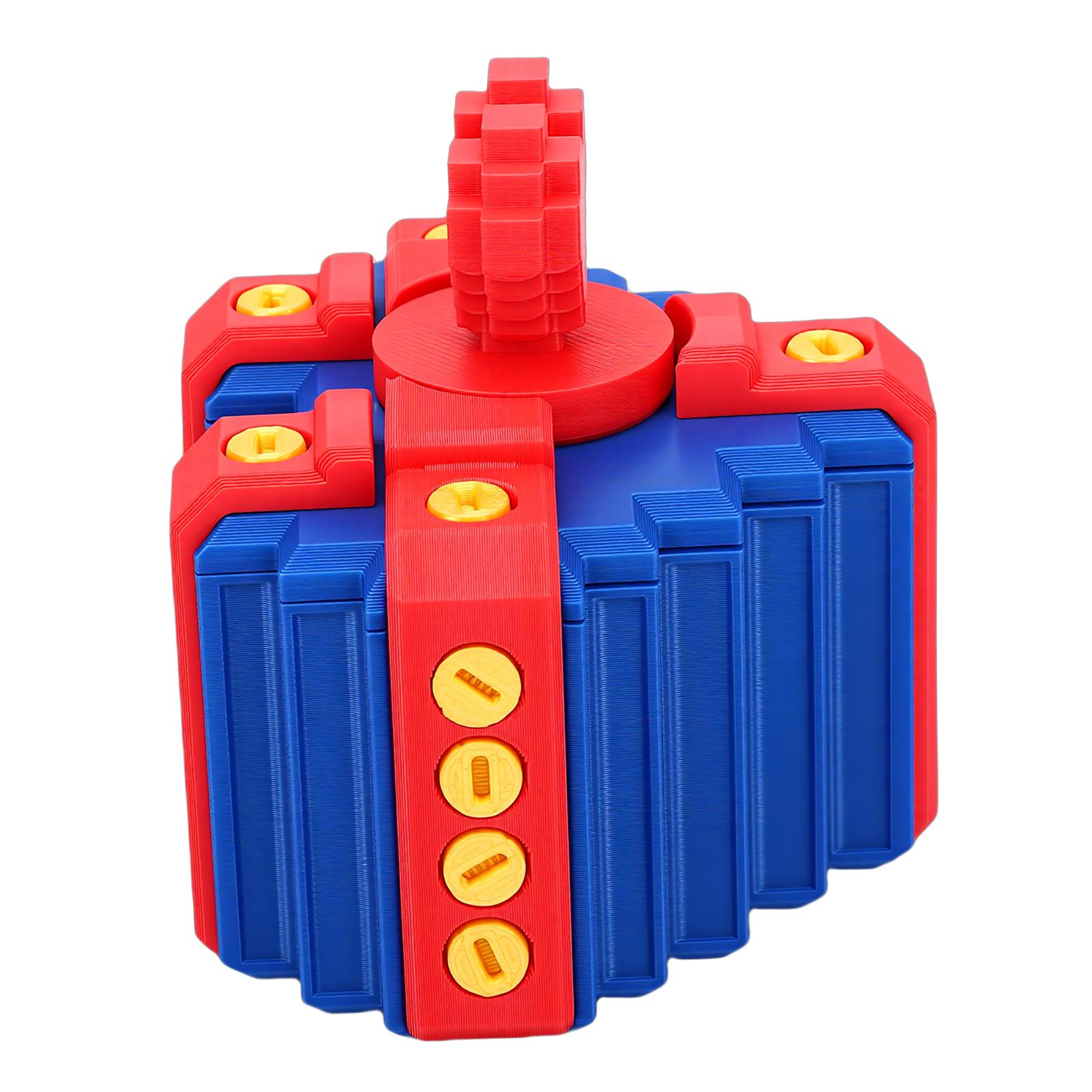 

Annoying Gift Box with Screws PLA 3D Printed Prank Screw Box Hilarious Gift Container For Valentine Xmas Birthday Type 1