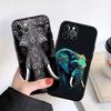 PP2 Animal Elephant Soft Shell Phone Case for Samsung Galaxy S20 S21 S22 Ultra FE + Plus A21S A22 A24 A25 A26 A30 A30S A31