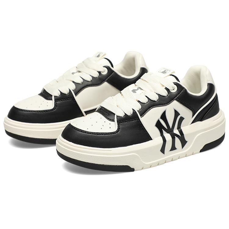 New MLB Chunky Liner Basic New York Yankees Low Top Skateboard Shoes Unisex Black 3ASXCLB3N-50BKS