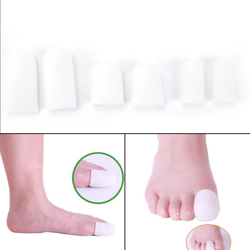 2Pcs Silicone Gel Tube Bandage Finger & Toe Protectors Foot Feet Pain Relief Guard for Feet Care insoles Feet Care Tool