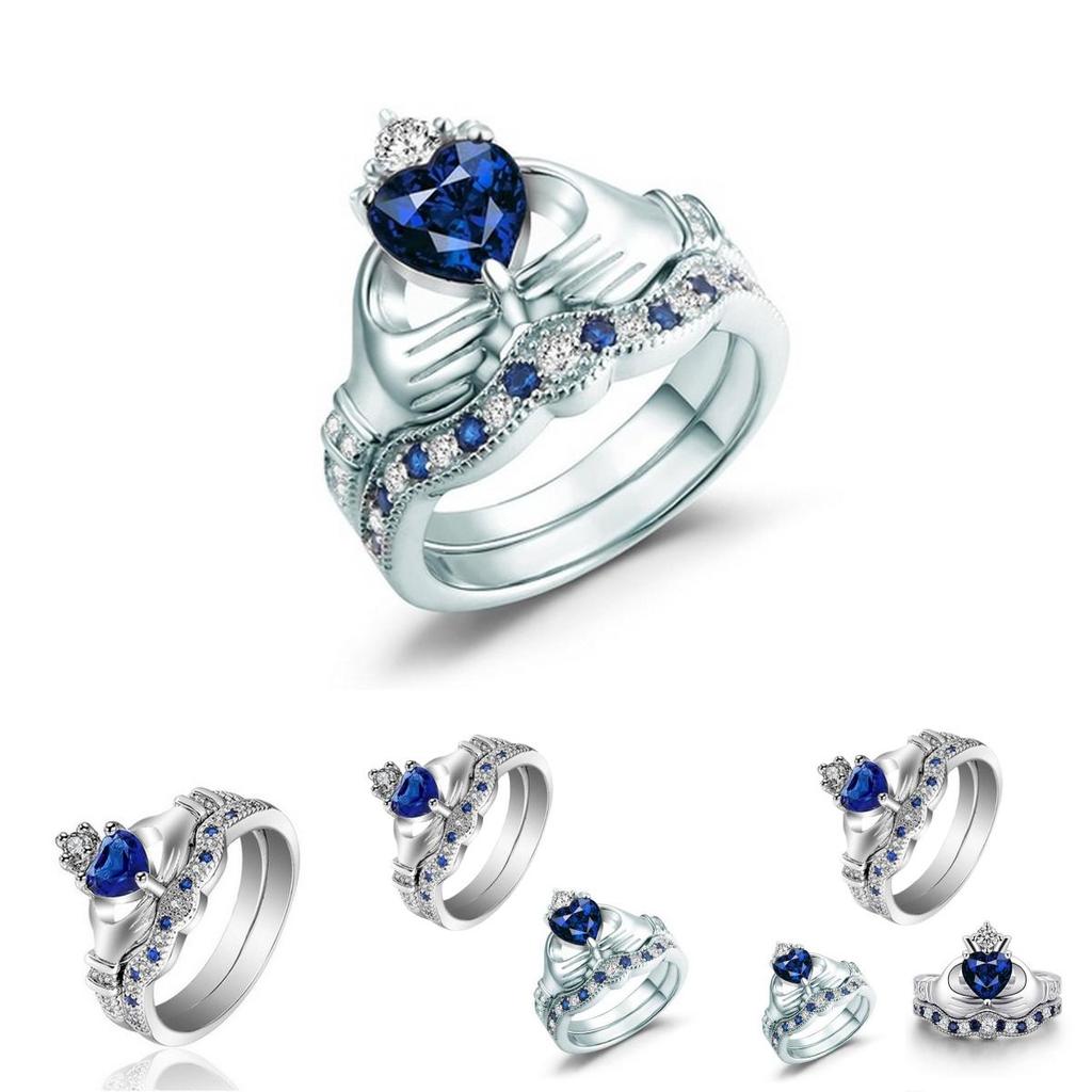 Ring Shaped Heart Jewelry Decorative Ornaments Gifts Fashion Simple Elegant