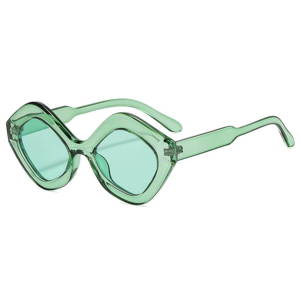 Vintage Cat Eye Big Frame Sunglasses With Uv Protection For Street Style And Parties