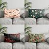 Home Decor Christmas Stars and Snowflakes Pillow Suitable For Sofa Bedroom Car Pillow Cover Cushion Rectangular Back Cushion