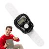 Contatore Dita Elettronico Display Digitale LCD Contatore Dita Resettabile Registro Giri Anello Maglia Manuale Anello Conteggio Righe