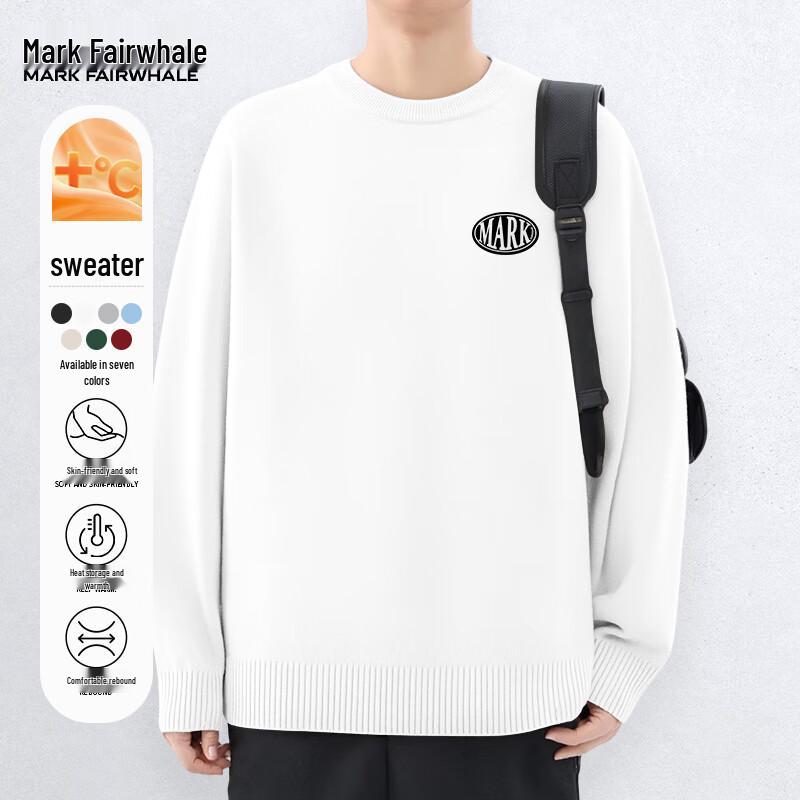 Mark Fairwhale Men's Trendy Loose Fit Winter Knit Sweater