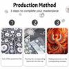 5D DIY Pearl Diamond Painting Kit Majestic Phoenix Full Drill Embroidery Mosaic Art Home Wall Decor Gift