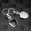 Car Universal Metal Keychain Keyring Accessories For Mitsubishi Lancer 10 Xpander Pajero 4 Montero V73 Triton Evolution Evo