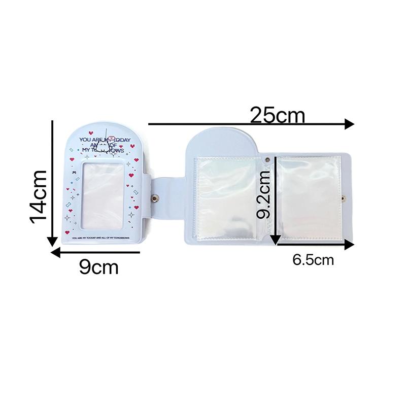 40 Positions Kpop Binder Photocards 3 Inch Love Heart Hollow Collector Book Idol Photocards Holder Book Binding Machine