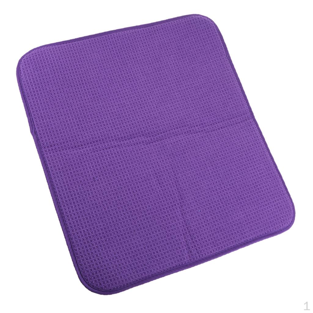 Reversible Microfiber Dish Drying Mat Set Sponge Absorbent