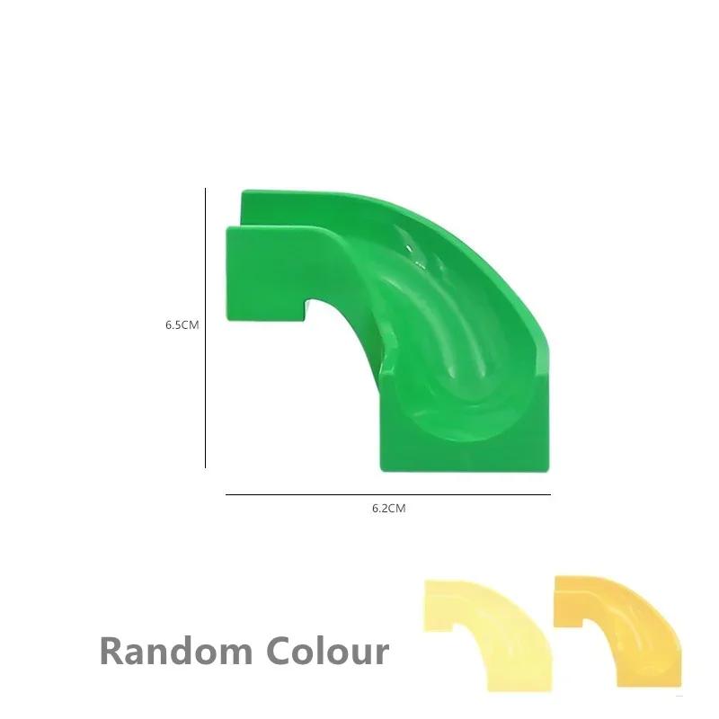 Big Size Building Blocks Marble Race Run Maze Games Compatible Large Bricks Running Ball Chute Giraffe Kids Gift Educational Toy