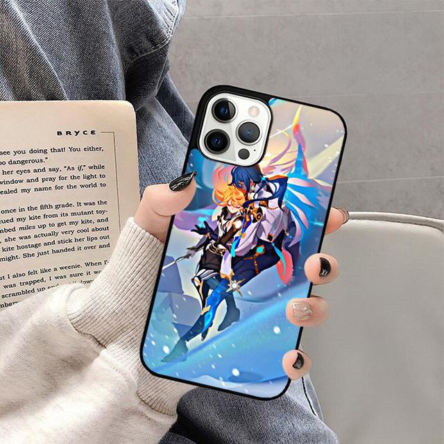 Genshin Impact Kaeya Phone Case For iPhone 17 Air 16 15 14 13 12 11 Pro Max Plus Max Cover Shell coque