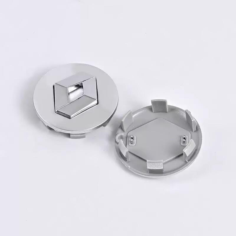 

2026 Hot For Renault Hub Caps 4pcs Car Wheel Center Covers Auto Hub Caps Front Emblem Badge for Renault Megane Captur Clio 4 MK4