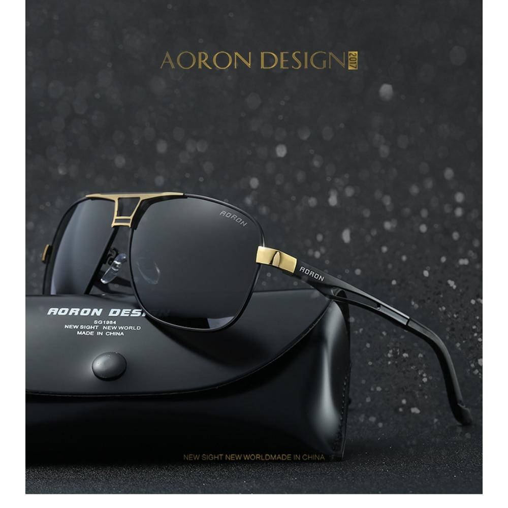 aoron Glasses New Men's Polarized Sunglasses High Definition Polarized Sunglasses Driving Glasses