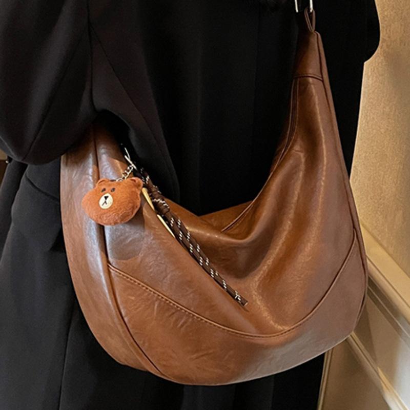 Bag Women's Crossbody Bag Autumn Large Capacity Niche High Value Retro Shoulder Dumpling Bag Women