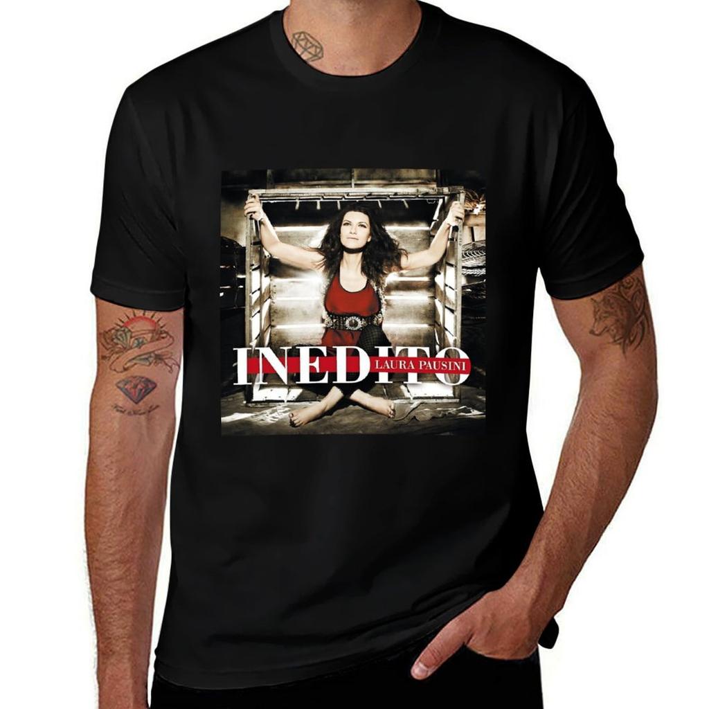 Laura Pausini inedito T-Shirt Modern Style Print T-Shirt