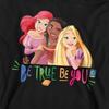 Disney Princess Childrens/Kids Be True, Be You Ariel Moana Rapunzel Pullover Hoodie