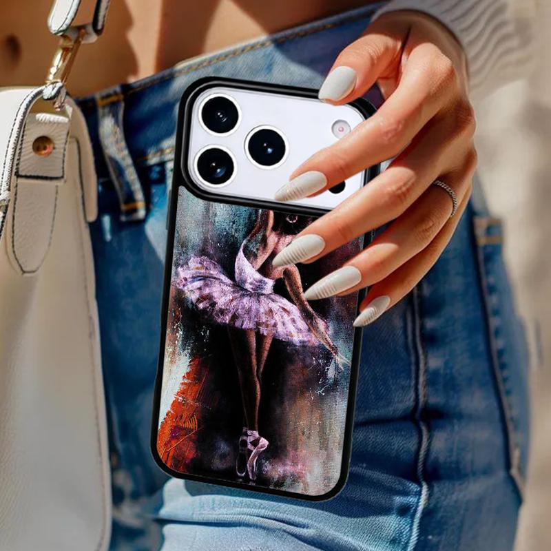 Ballerina Dance Phone Case For iPhone 17 Air 14 15 13 12 Max Cover For Apple 14 15 16 16e 11 Pro Max Plus Coque