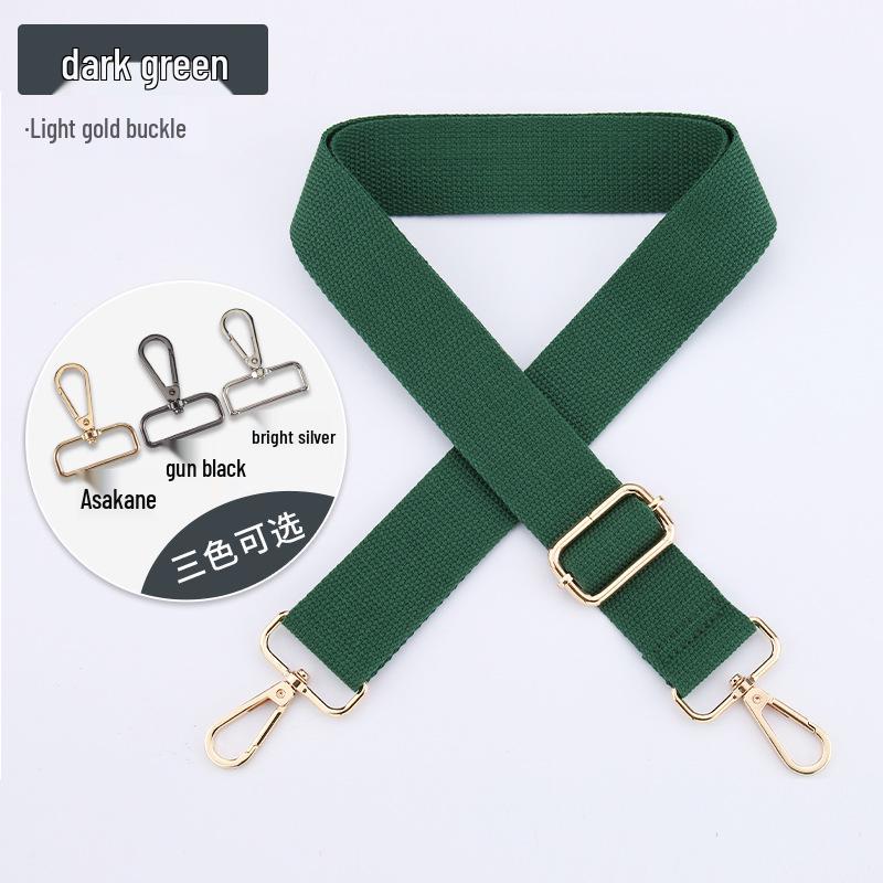 Adjustable 38mm Solid Color Wide Shoulder Strap for Bags - In Stock