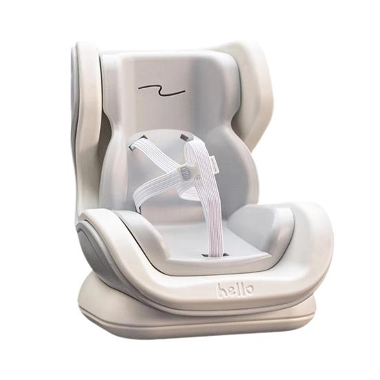 Doll Car Seat with Soft Furry Cushion Seat Cover Safety