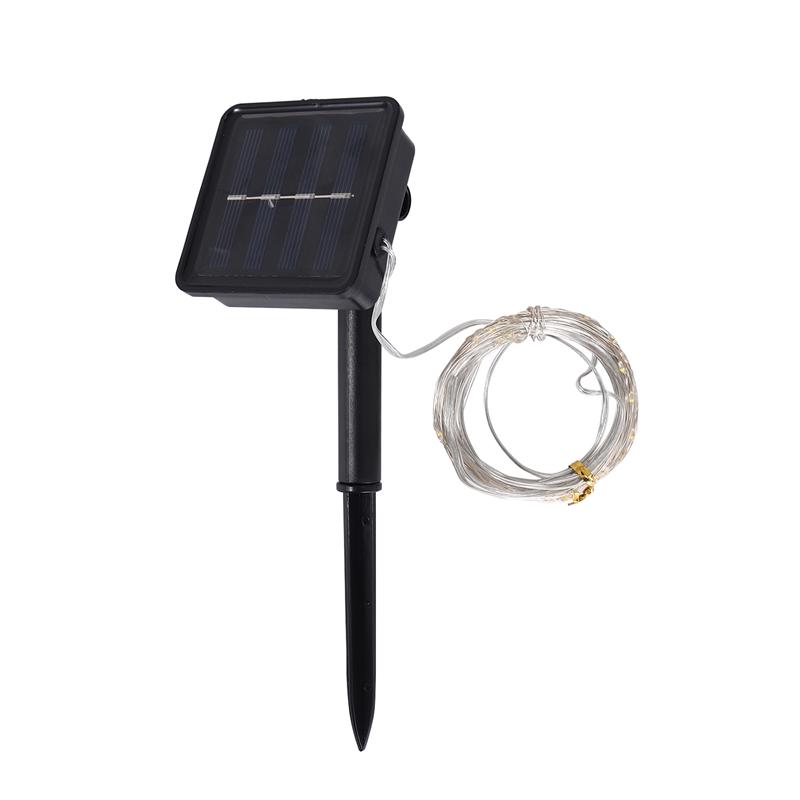 

A23I-Solar LED String Lights, 10M Waterproof Flexible Fairy Christmas Lights, Used In Outdoor Courtyards