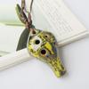 Practical Beginner Ceramic Ocarina 6 Hole Pendant Instrument with Cord for Students, Classroom Study and Regular Practice Use