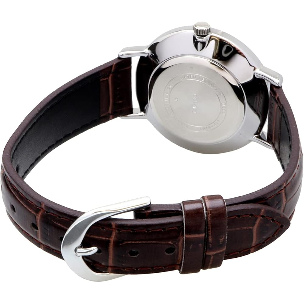 Casio LTP-VT01L-2B Women's Quartz Watch Navy Brown Leather Band Imported Model