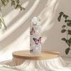 780ML 3D Printed Water Bottle with Butterfly Print Sports Water Bottle | Leak-Proof Flip Lid All-Over Design Gym Cup,PVC-Free