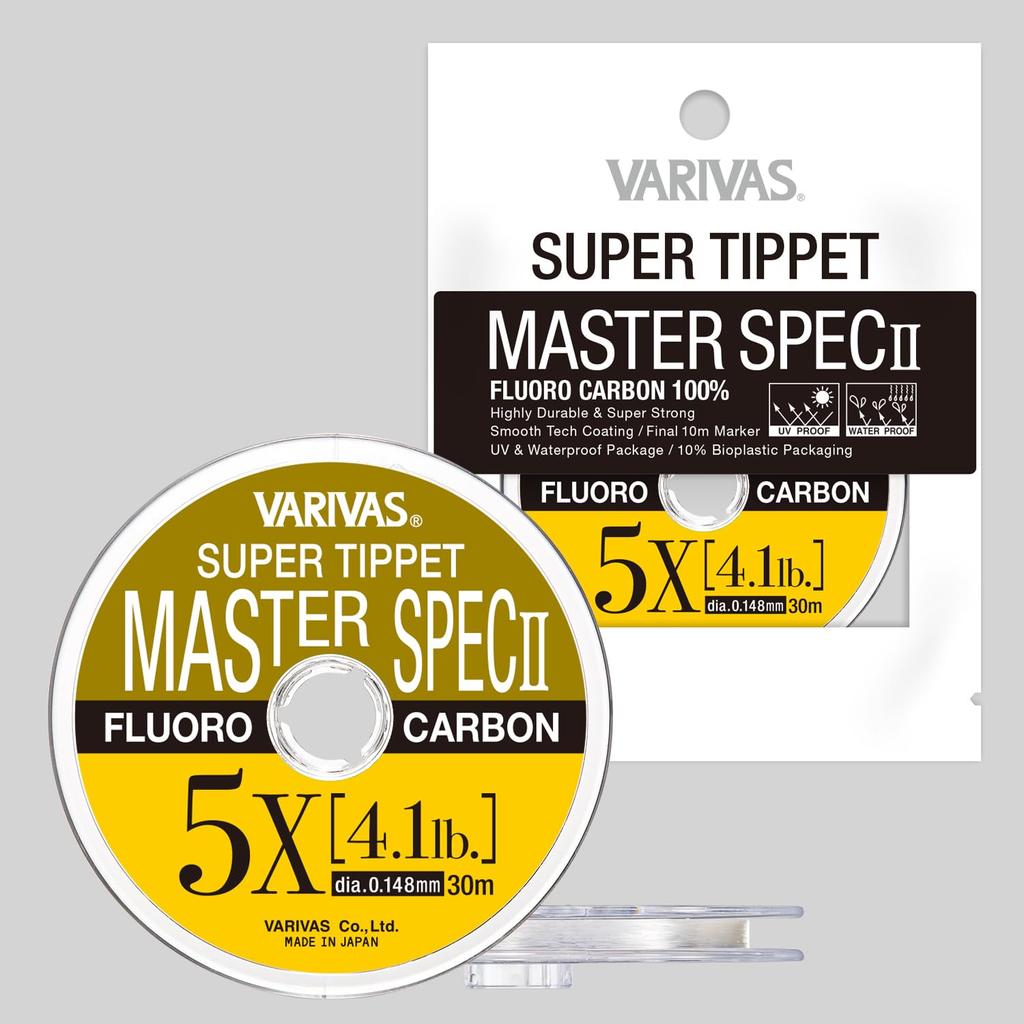 Varivas Super Tippet Master Spec II Fluorocarbon 5X 30m Natural 4.1LB