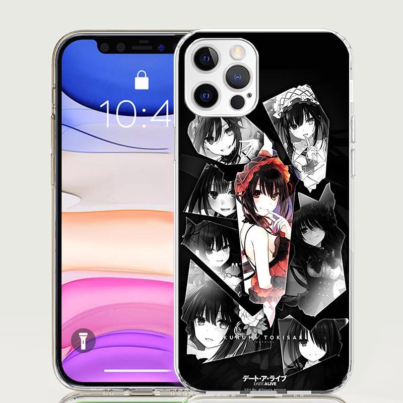 Date A Live Tokisaki Kurumi Phone Case For iPhone 17 Air 16 15 Plus 11 14 Pro Max 13 Mini 12 7 8 + SE Pattern Art Customized Cov