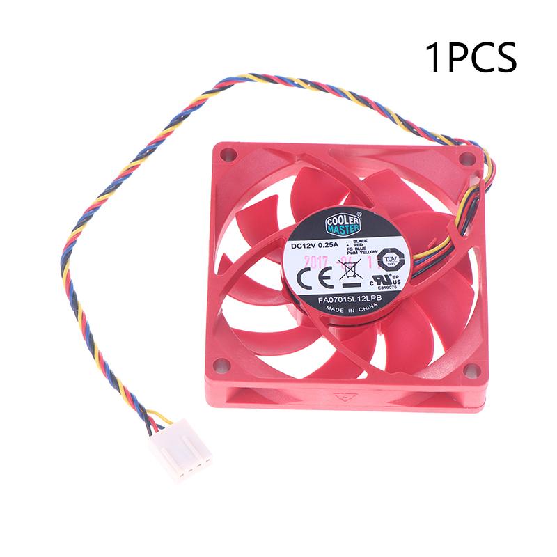 Amd Cpu Cooling Fan Original Cooler Master 7015 70*70*15Mm 70Mm Cooling Fan Fa07015L12Lpb 4Pin Pwm 1000-3400Rpm Dc12V 0.25A