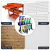Carbon Steel Spray Can Holder Easy Access 5 Slots Water Bottle Organizer Wall Mounted Large Opening Tools Storage Rack