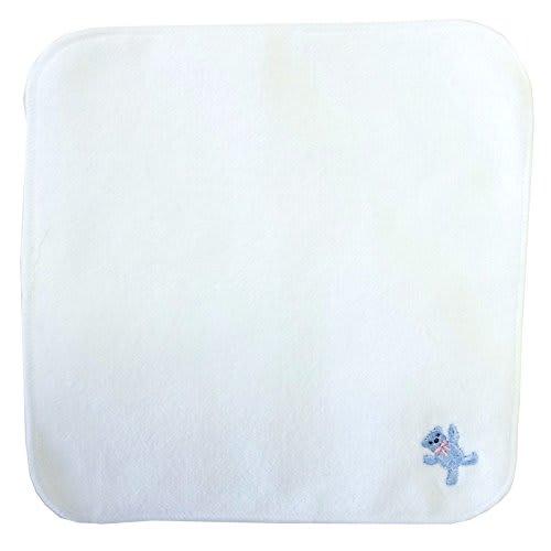 ABC Bear 3-Piece Children's Toothbrush Set (Toothbrush with Cap, Heat-Resistant Cup, Imabari Towel Handkerchief)