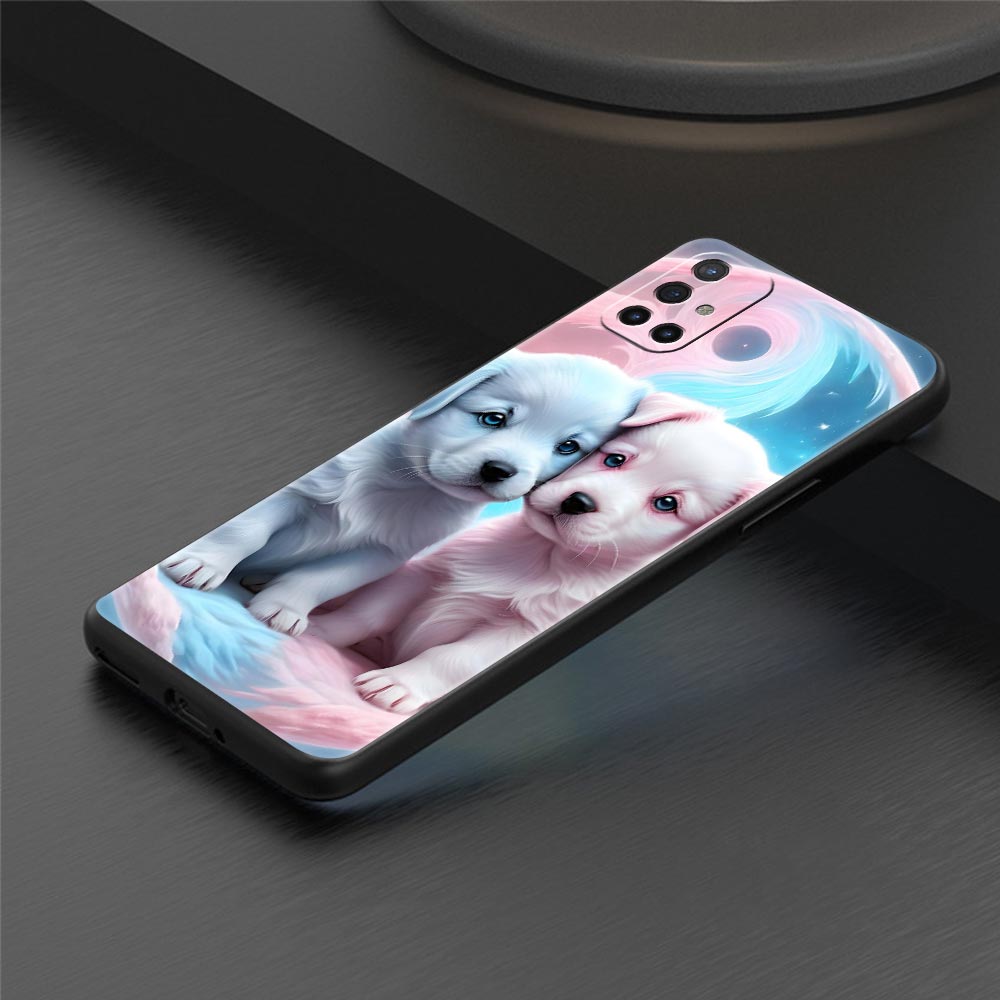 Phone Case For Oneplus 13R 13 12 10T 11 R10 Nord N100 N200 N10 9 9R CE 2 3 Z Pro Lite 5G Soft TPU Cover Cute Little Dog Fundas