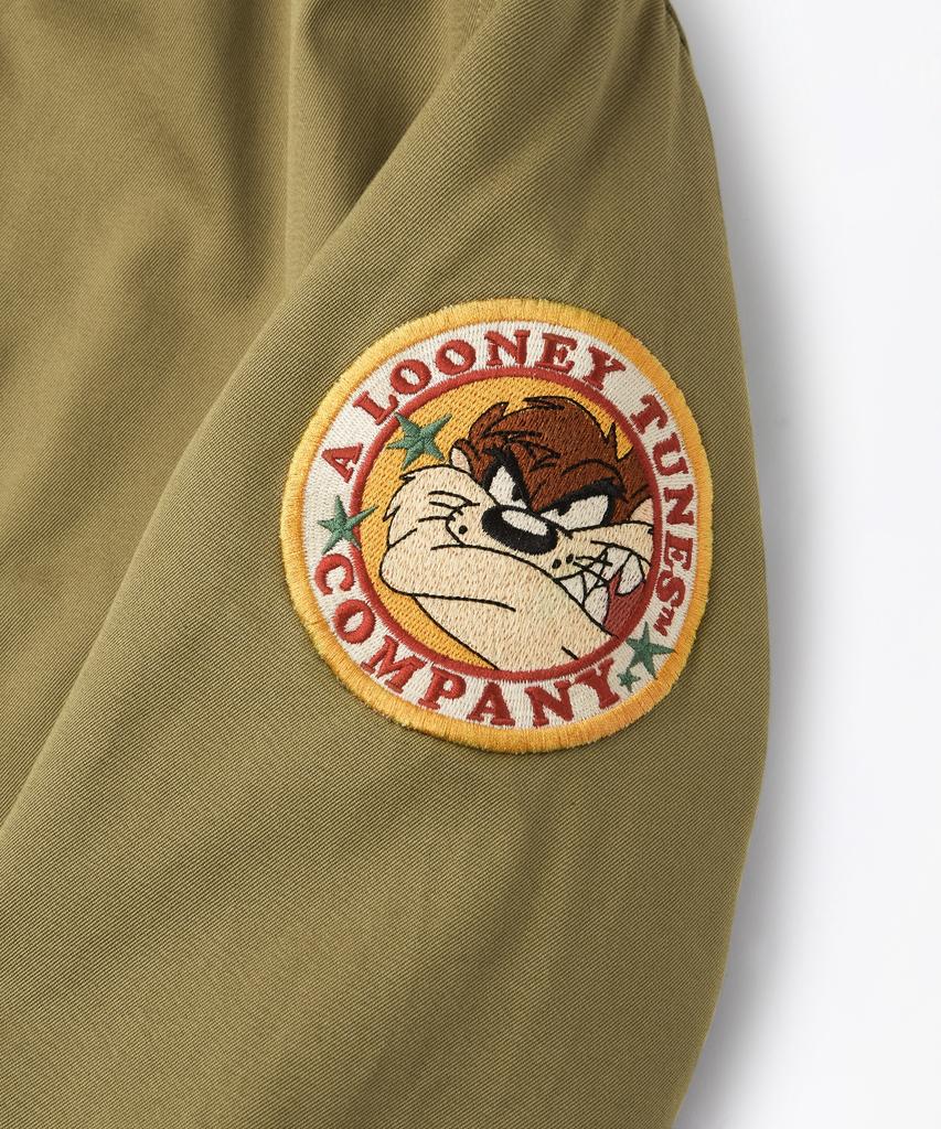 OUTSTANDING [Looney Tunes] Tanker Jacket_Khaki